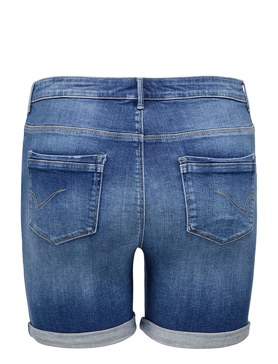 ONLY Carmakoma - CARLAOLA REG DEST DNM SHORTS - medium blue denim - 2