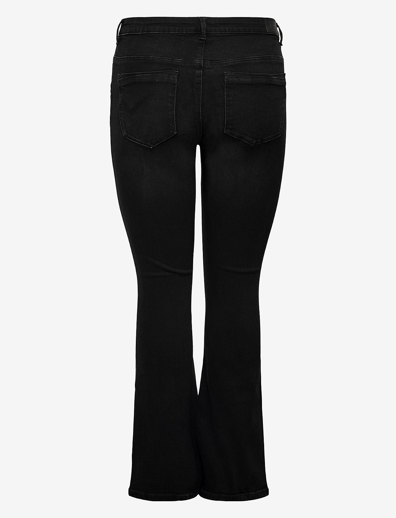 ONLY Carmakoma - CARSALLY HW FLARED JEANS BJ165 NOOS - utsvängda jeans - black - 2