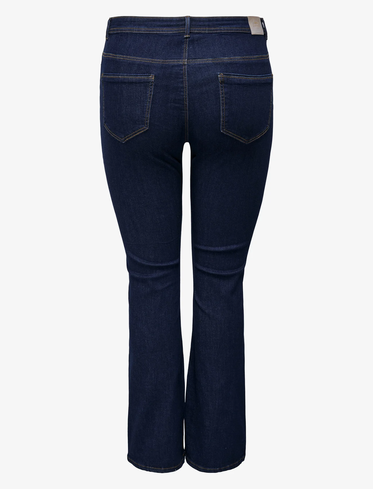 ONLY Carmakoma - CARSALLY HW FLARED JEANS DNM BJ370 NOOS - utsvängda jeans - dark blue denim - 1