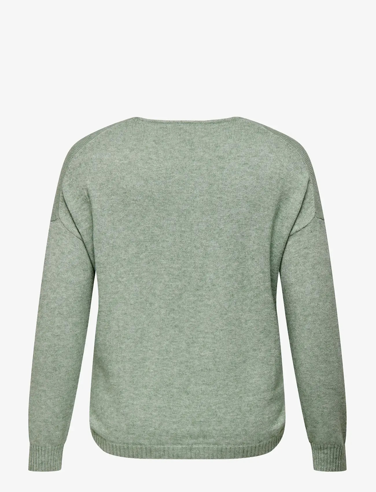 ONLY Carmakoma - CARMARGARETA LS PULLOVER KNT NOOS - sviitrid - basil - 2
