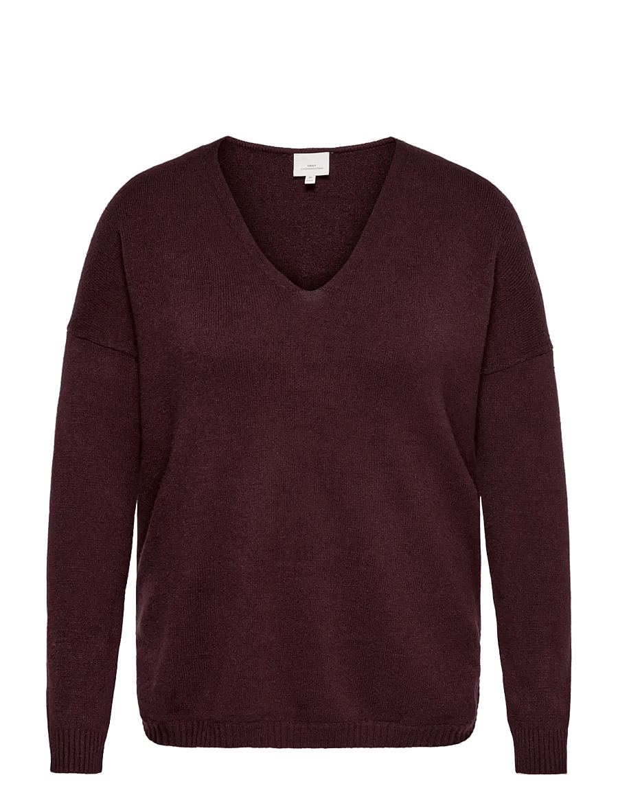 ONLY Carmakoma - CARMARGARETA LS PULLOVER KNT NOOS - stickade tröjor - fig - 0