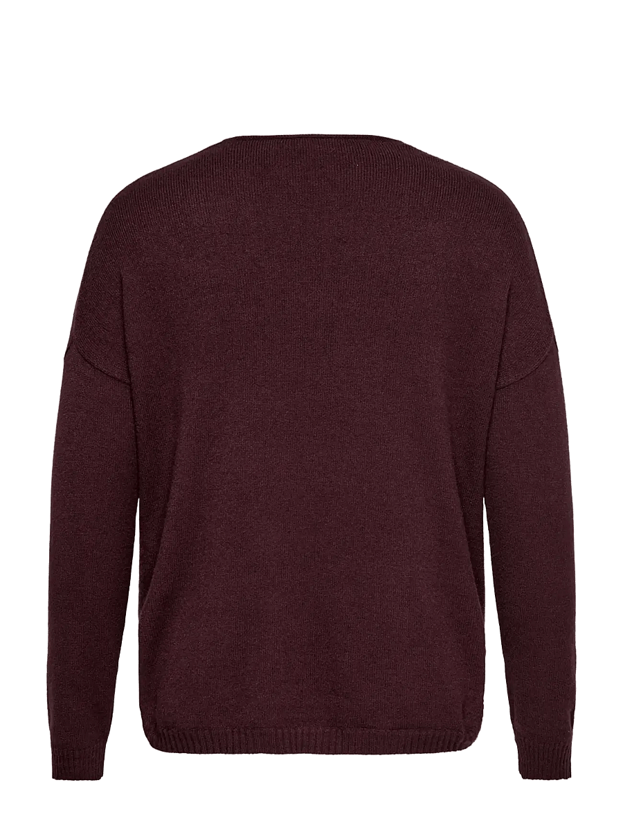ONLY Carmakoma - CARMARGARETA LS PULLOVER KNT NOOS - stickade tröjor - fig - 1