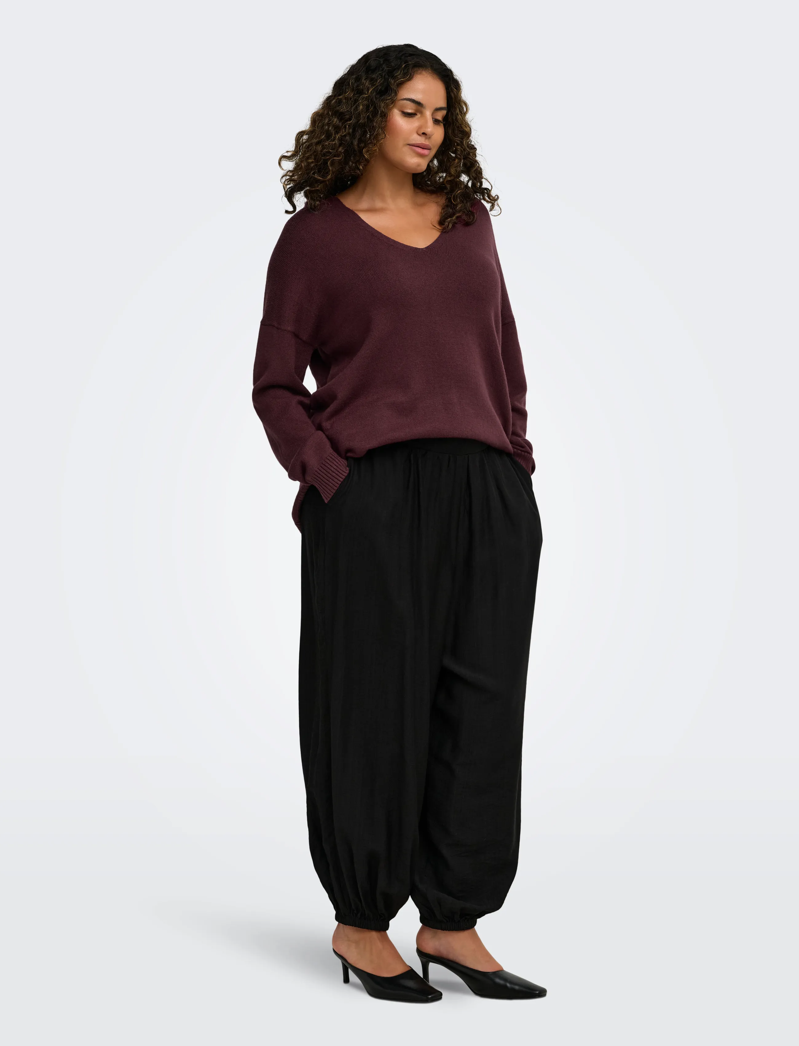 ONLY Carmakoma - CARMARGARETA LS PULLOVER KNT NOOS - kampsunid - fig - 4