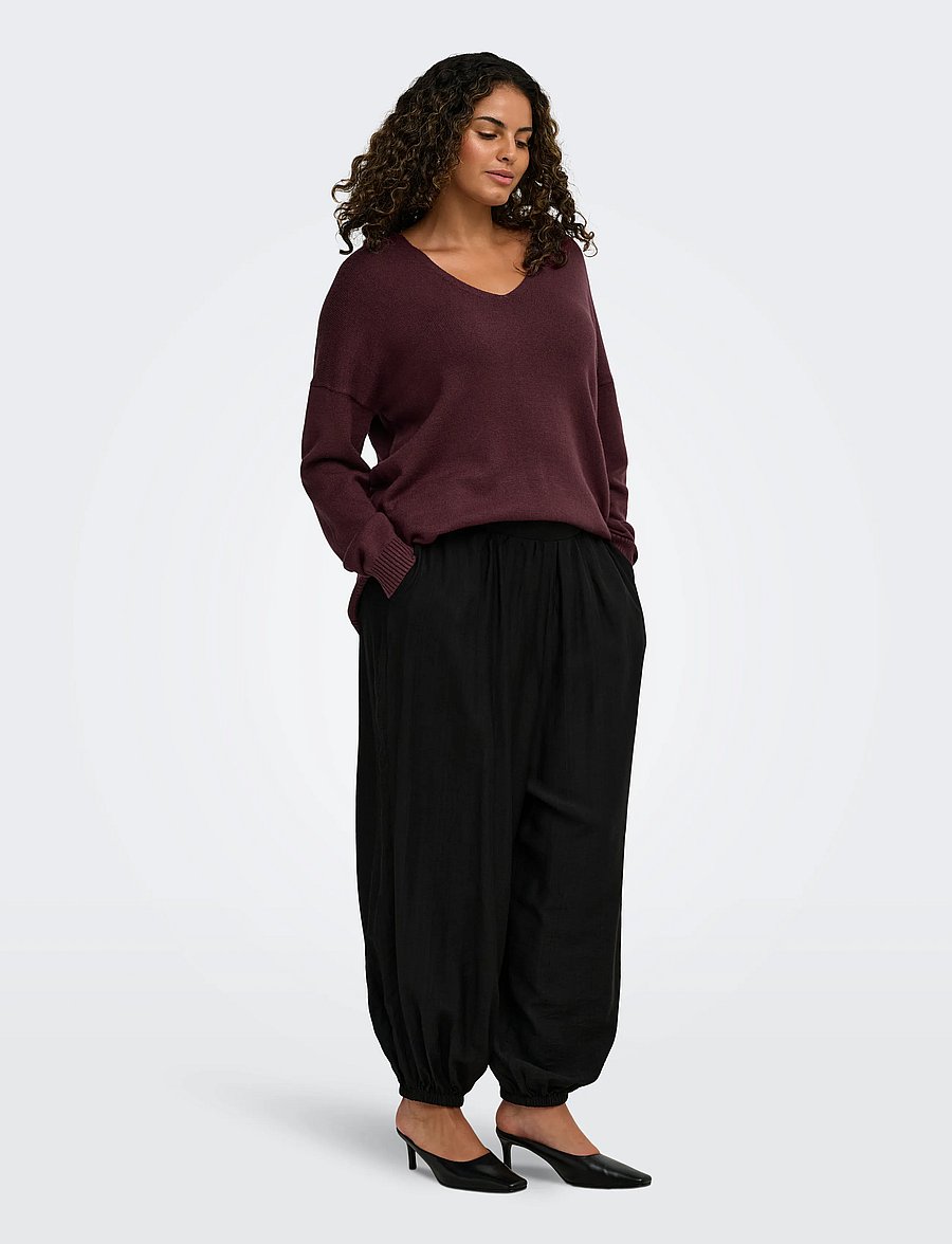 ONLY Carmakoma - CARMARGARETA LS PULLOVER KNT NOOS - pullover - fig - 4