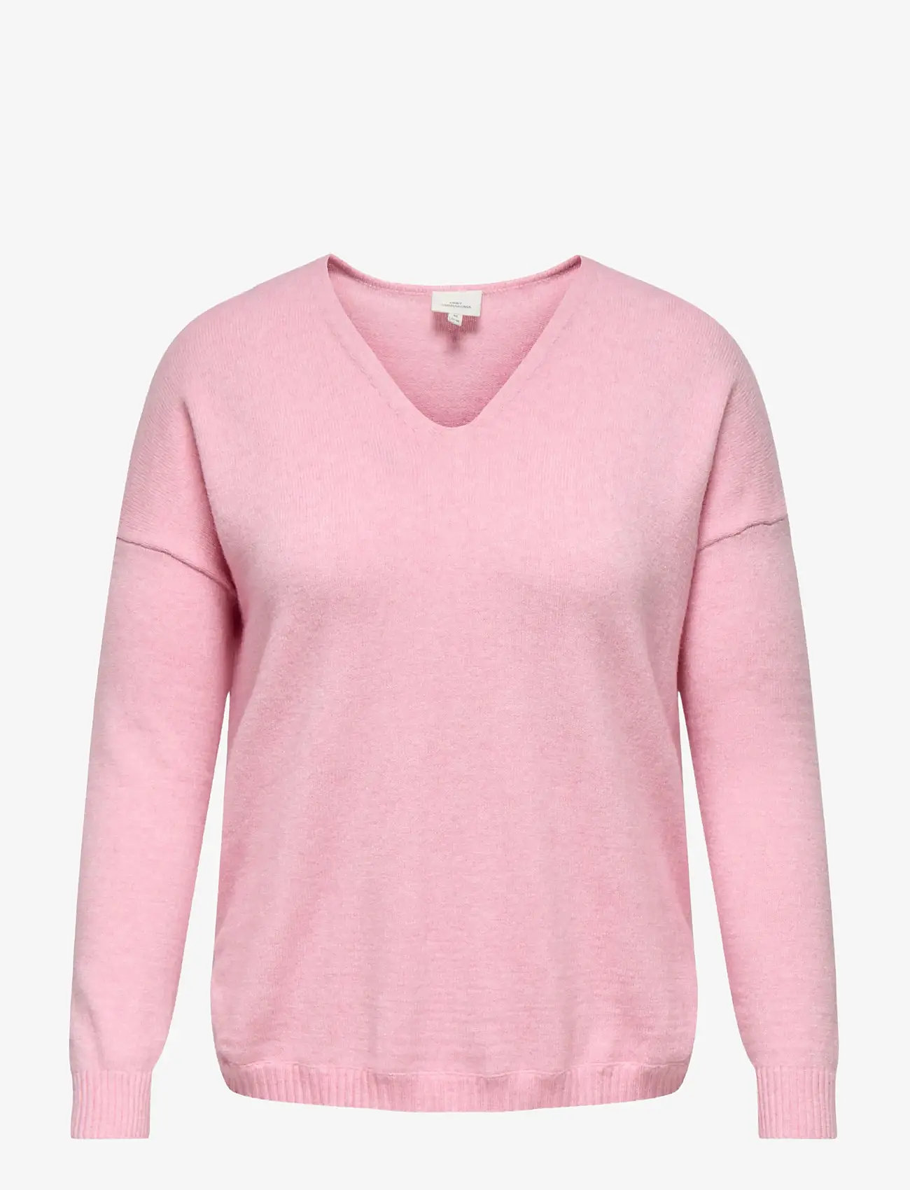 ONLY Carmakoma - CARMARGARETA LS PULLOVER KNT NOOS - jumpers - light pink - 1