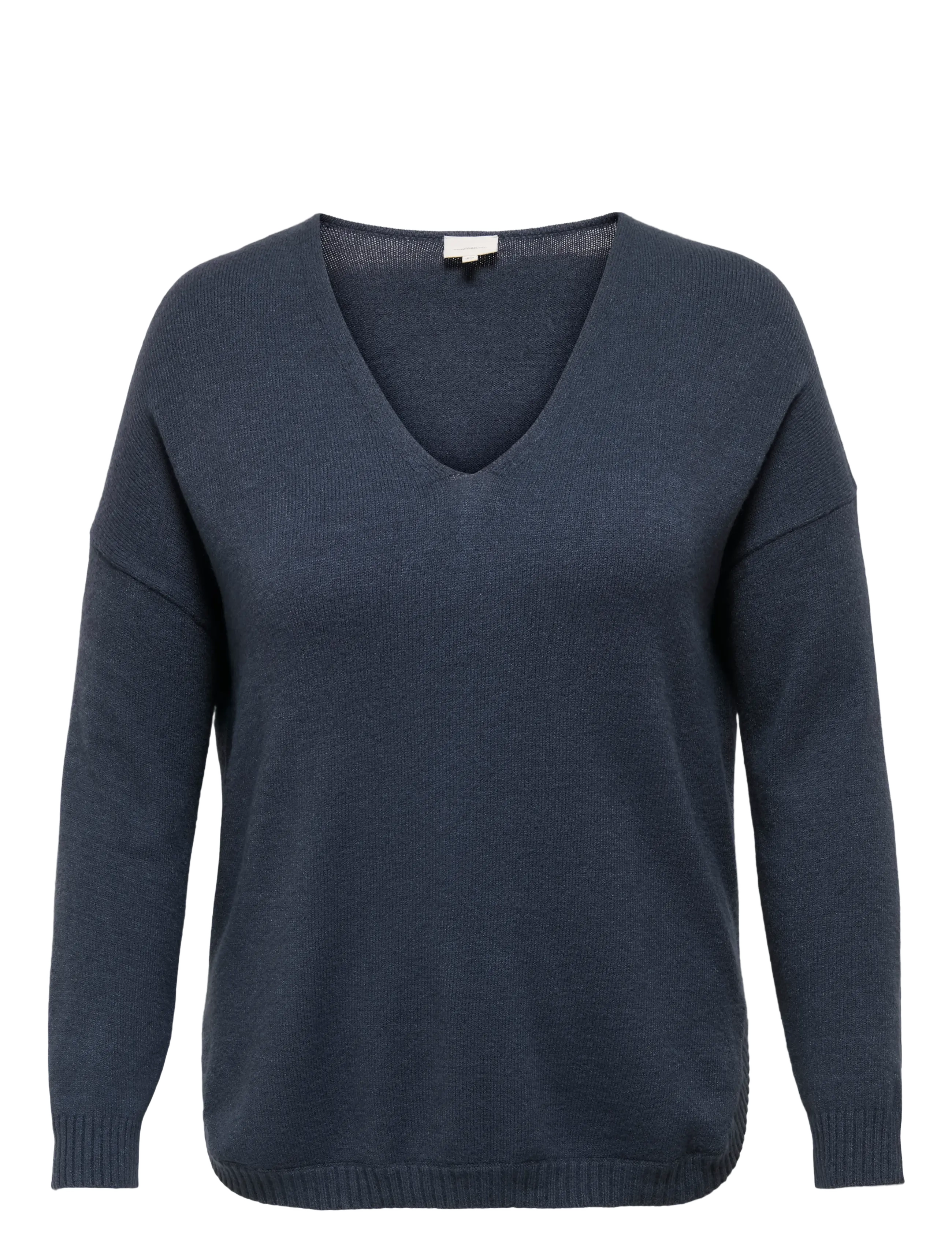 ONLY Carmakoma CARMARGARETA LS PULLOVER KNT NOOS - Pullover - OMBRE BLUE / navy