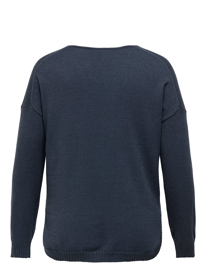 ONLY Carmakoma - CARMARGARETA LS PULLOVER KNT NOOS - jumpers - ombre blue - 2