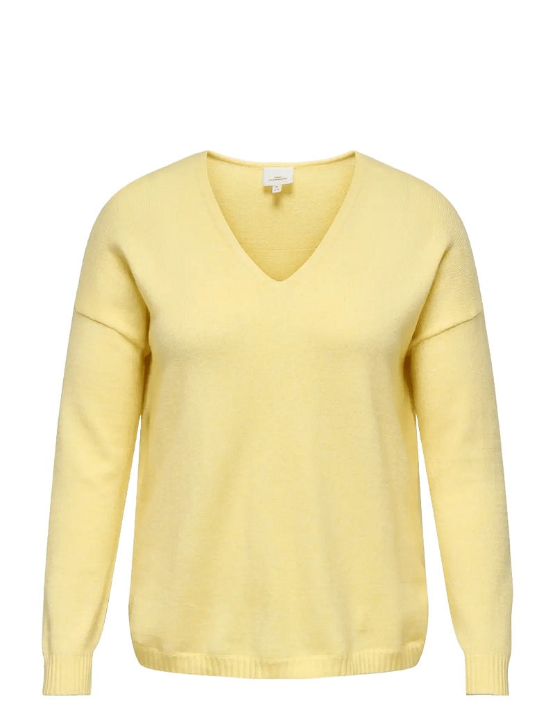 ONLY Carmakoma - CARMARGARETA LIFE LS PULLOVER KNT NOOS - pullover - sunlight - 1