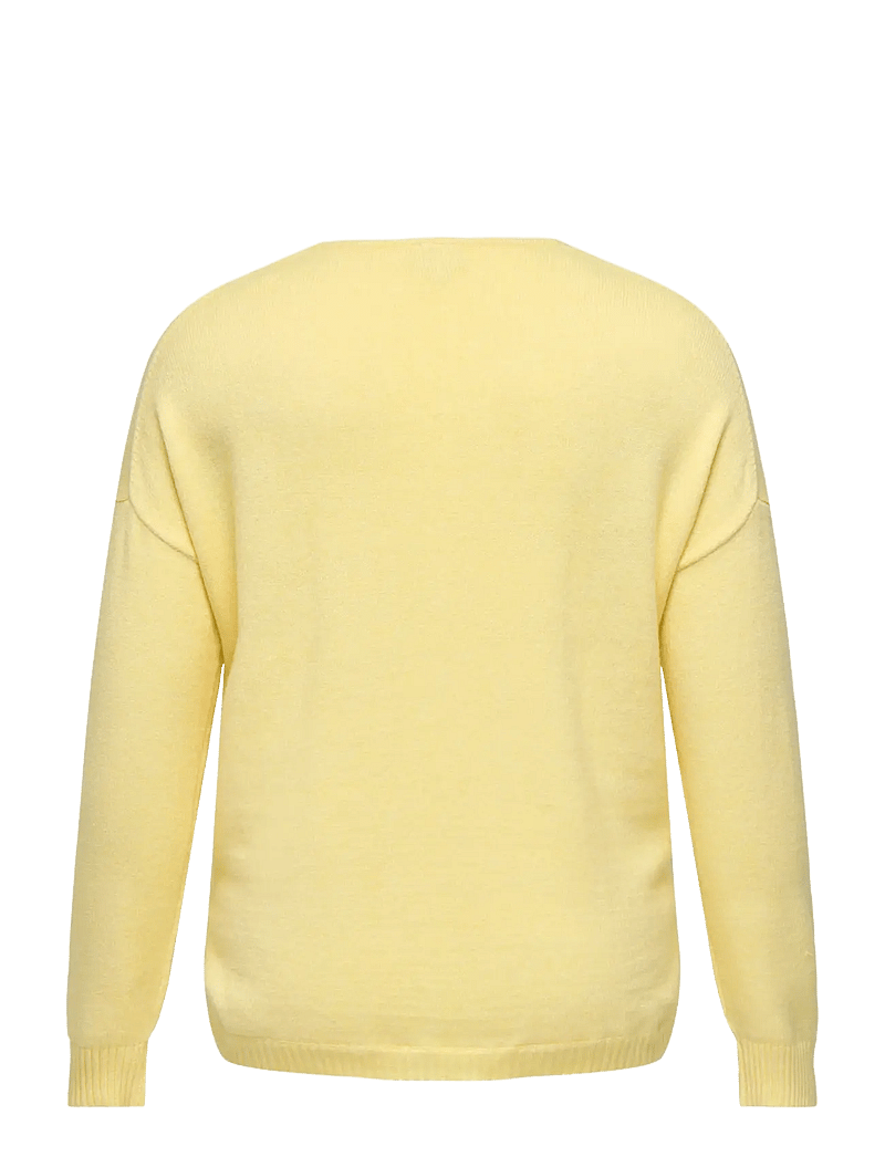 ONLY Carmakoma - CARMARGARETA LIFE LS PULLOVER KNT NOOS - pullover - sunlight - 2