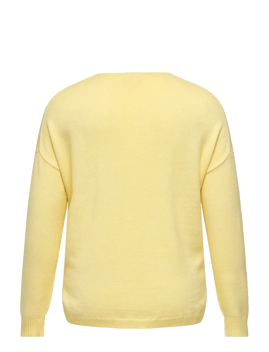 ONLY Carmakoma - CARMARGARETA LS PULLOVER KNT NOOS - stickade tröjor - sunlight - 2