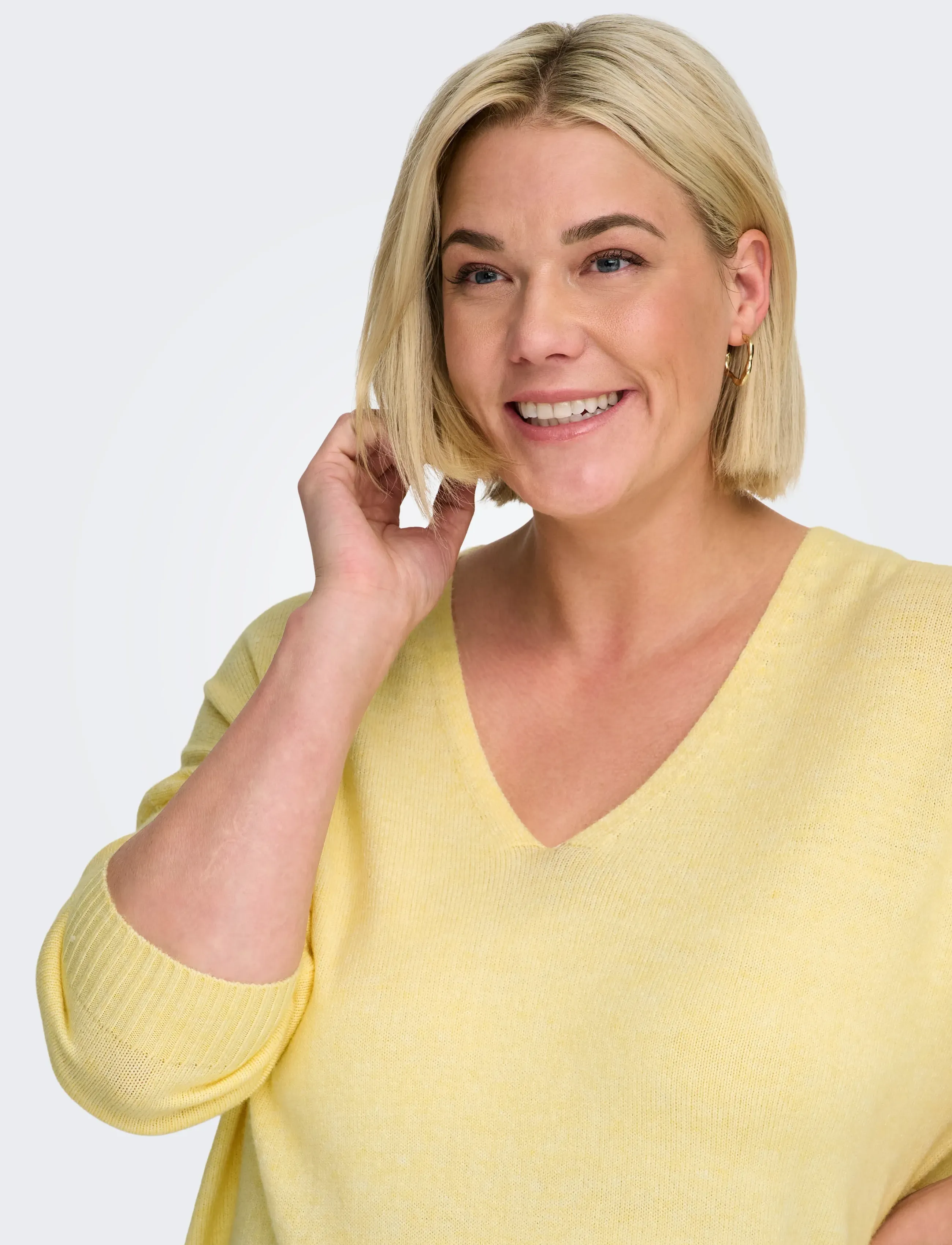 ONLY Carmakoma Carmargareta Ls Pullover Knt Noos stickade tröjor dam – bild 5