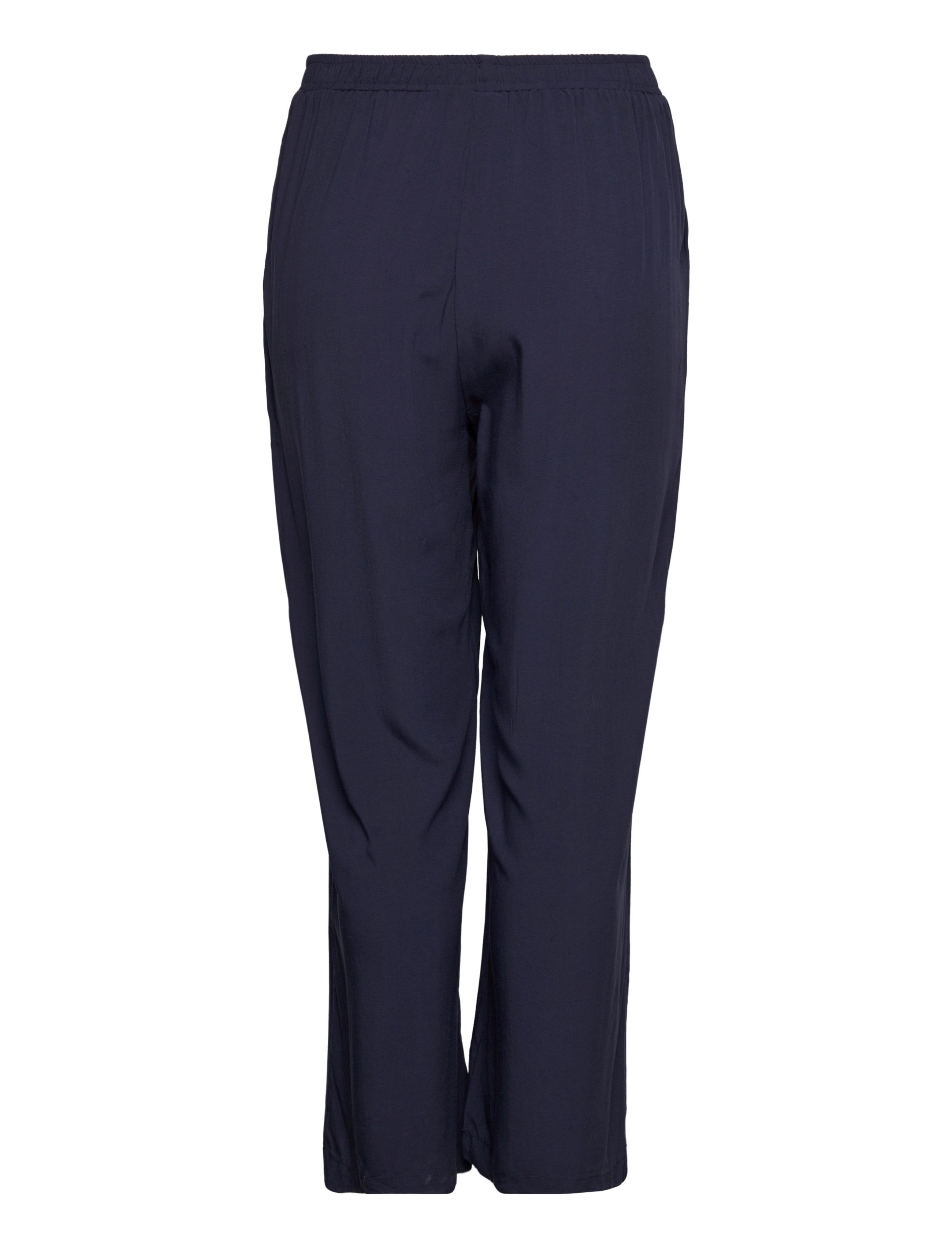 ONLY Carmakoma - CARMARRAKESH WIDE ANKLE PANTS SOLID WVN - night sky - 1