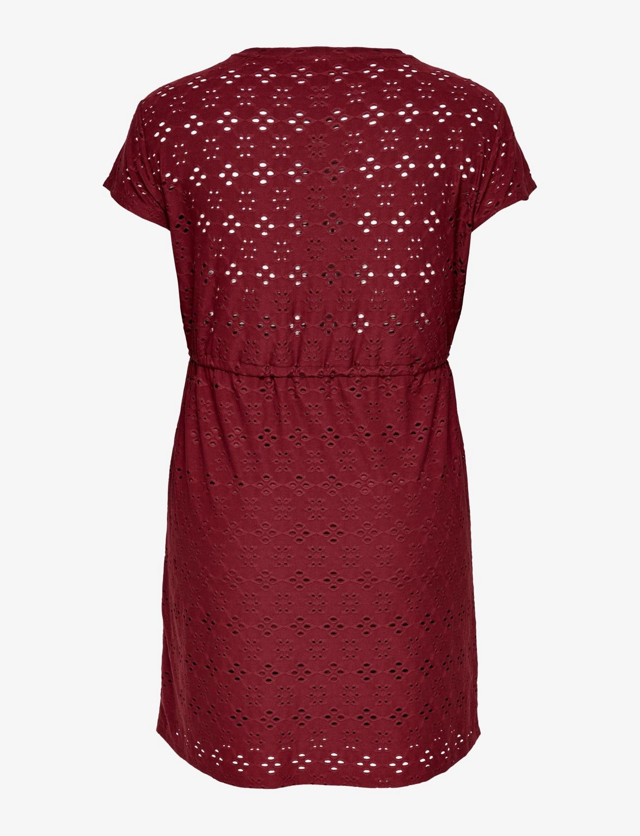 ONLY Carmakoma - CARSONIA S/S DRESS JRS - spiced apple - 1