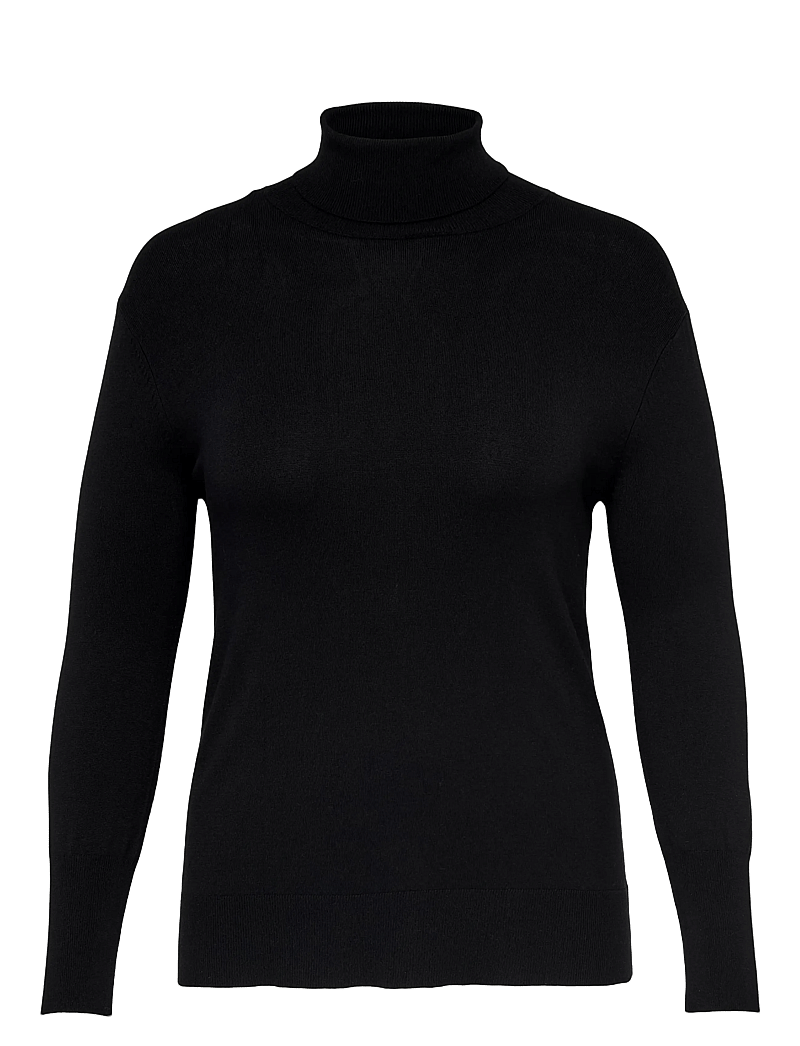 ONLY Carmakoma - CARVENICE LIFE LS ROLL PULLOVER NOOS - black - 1