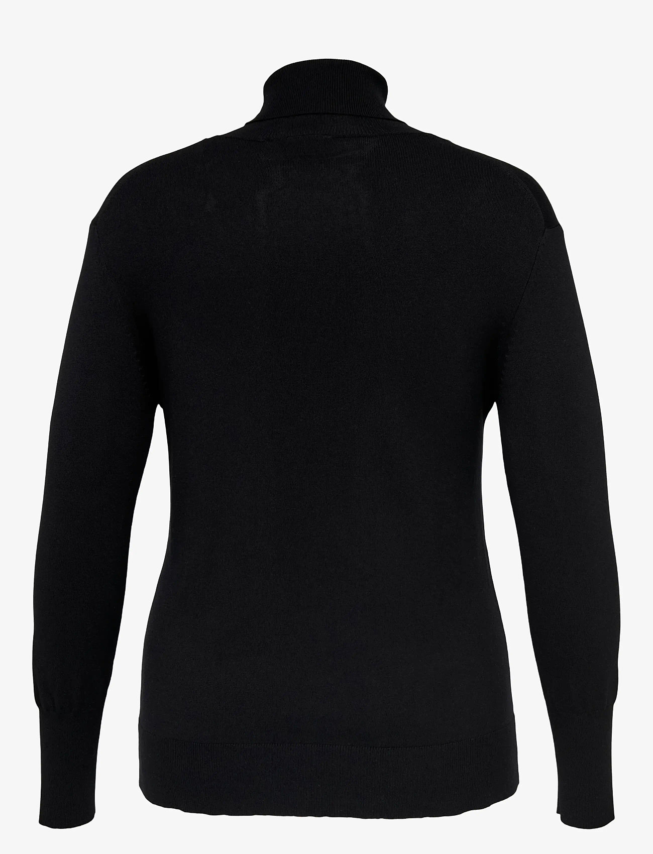 ONLY Carmakoma - CARVENICE LIFE LS ROLL PULLOVER NOOS - black - 2