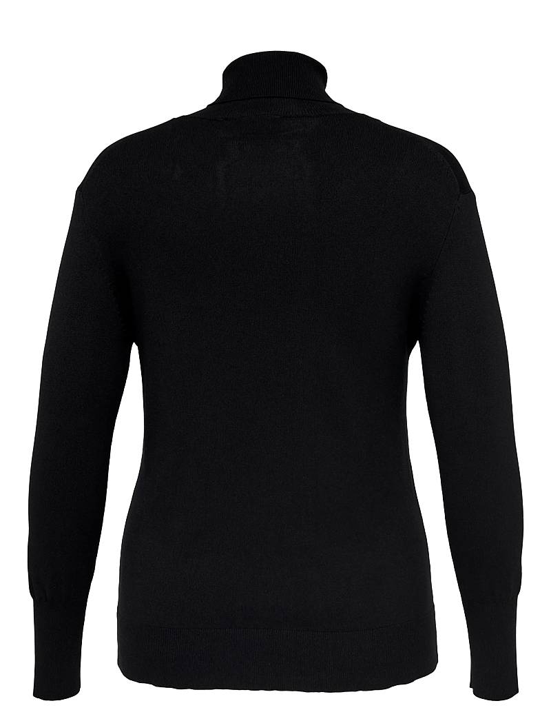 ONLY Carmakoma - CARVENICE LIFE LS ROLL PULLOVER NOOS - black - 2