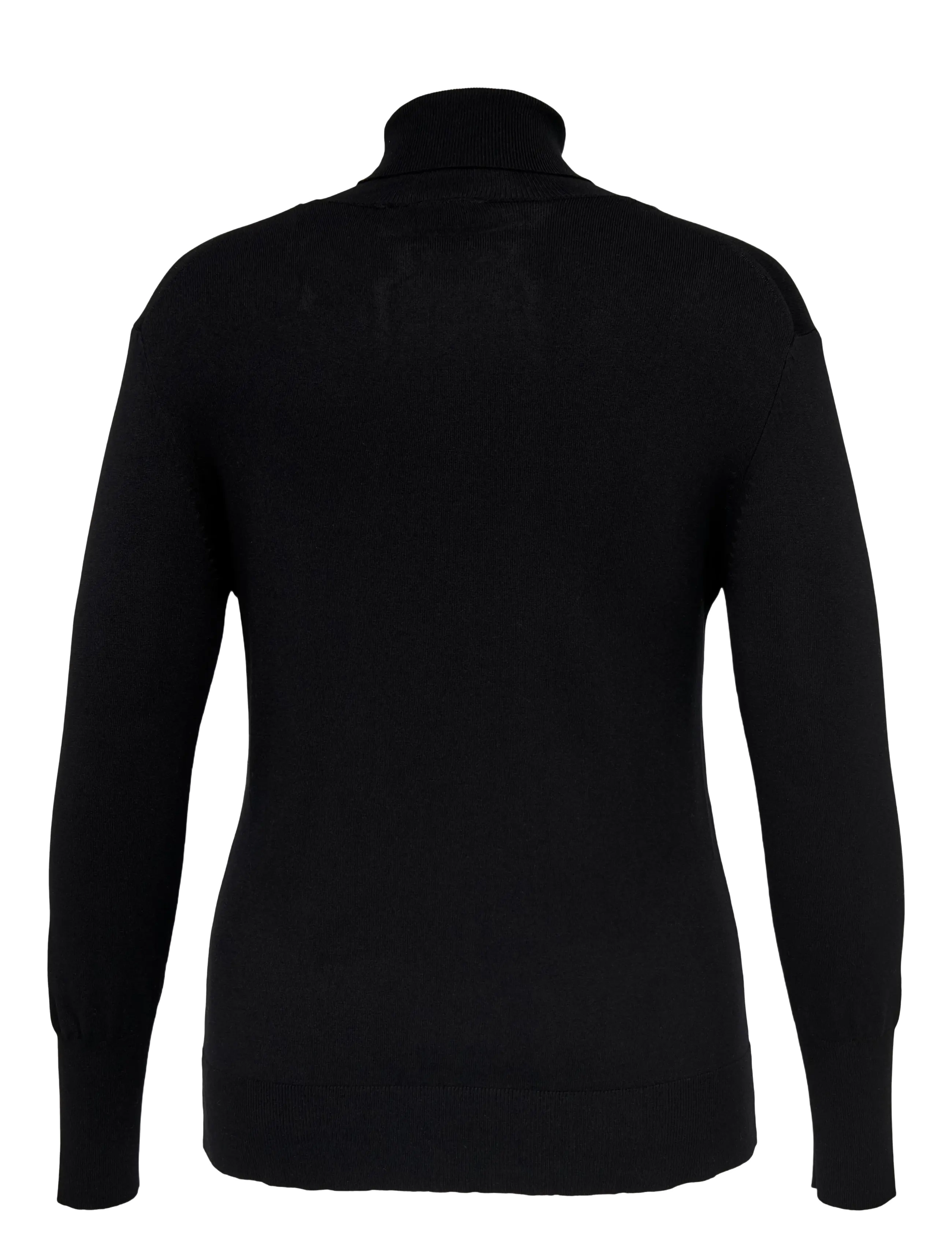 ONLY Carmakoma - CARVENICE LS ROLL PULLOVER NOOS - black - 2