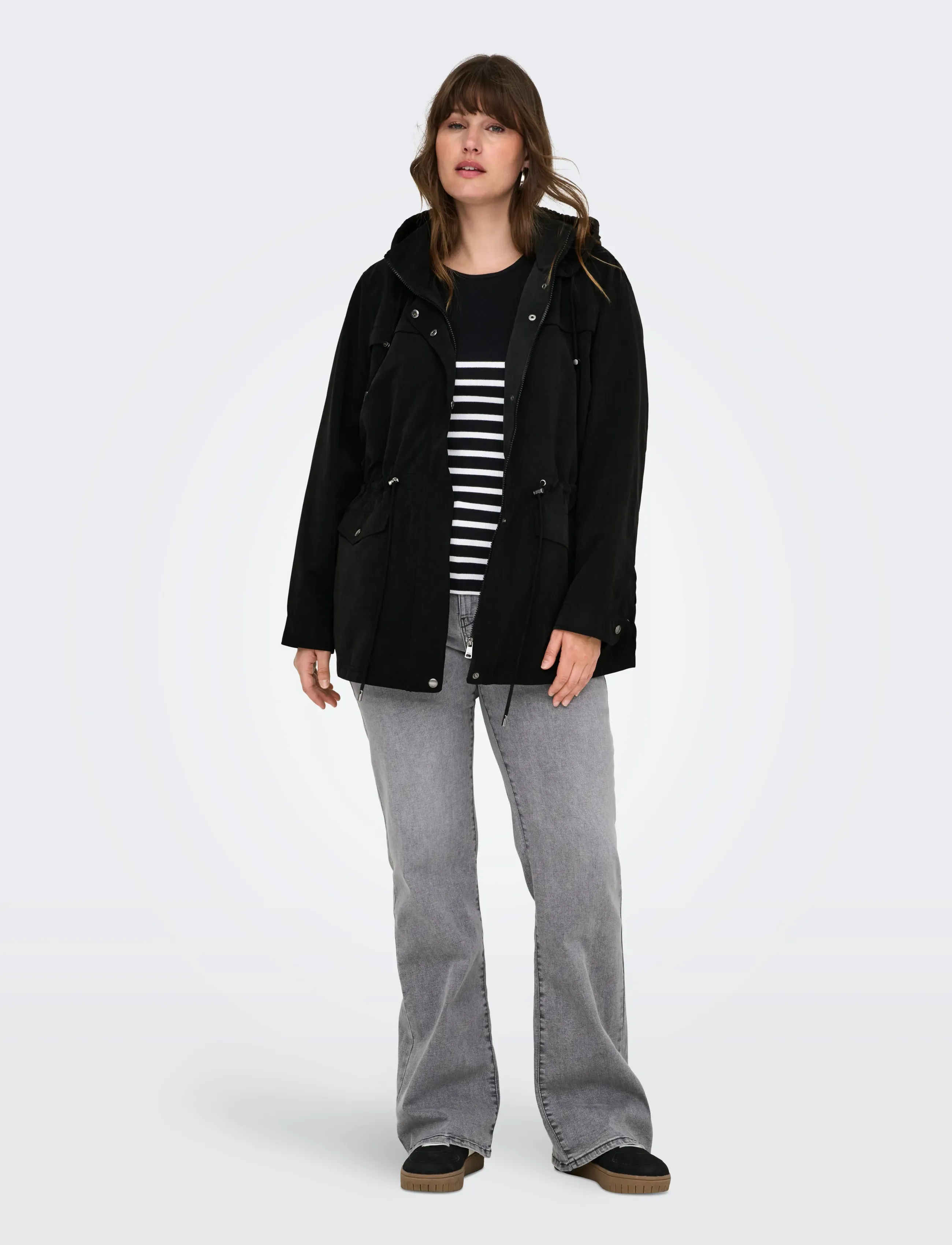 ONLY Carmakoma CARNEWSTARLINE SPRING JACKET  OTW - ONLY Carmakoma - BLACK / black