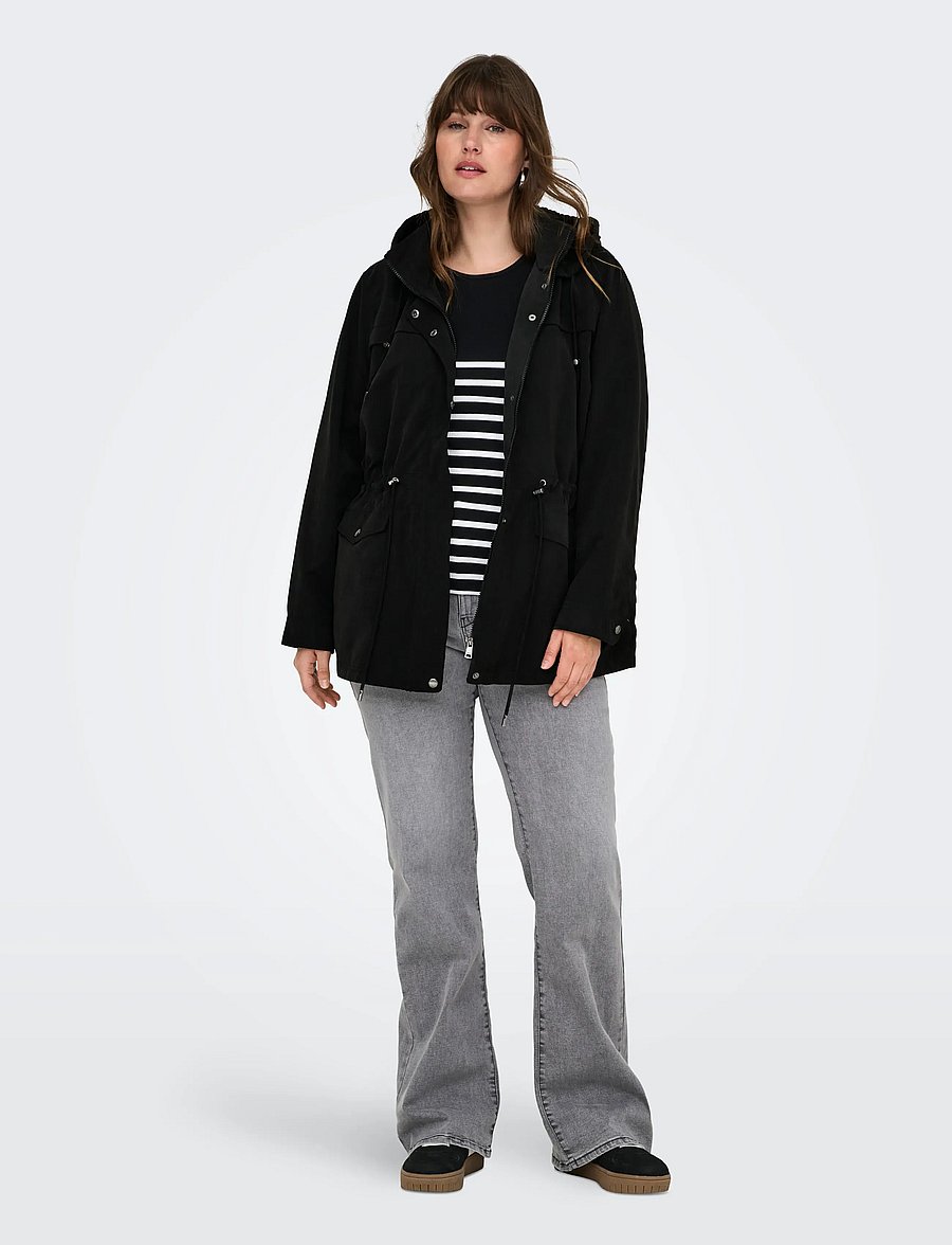 ONLY Carmakoma - CARNEWSTARLINE SPRING JACKET OTW - black - 0