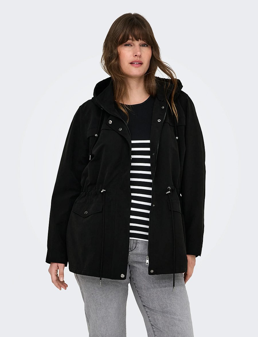 ONLY Carmakoma - CARNEWSTARLINE SPRING JACKET OTW - black - 4