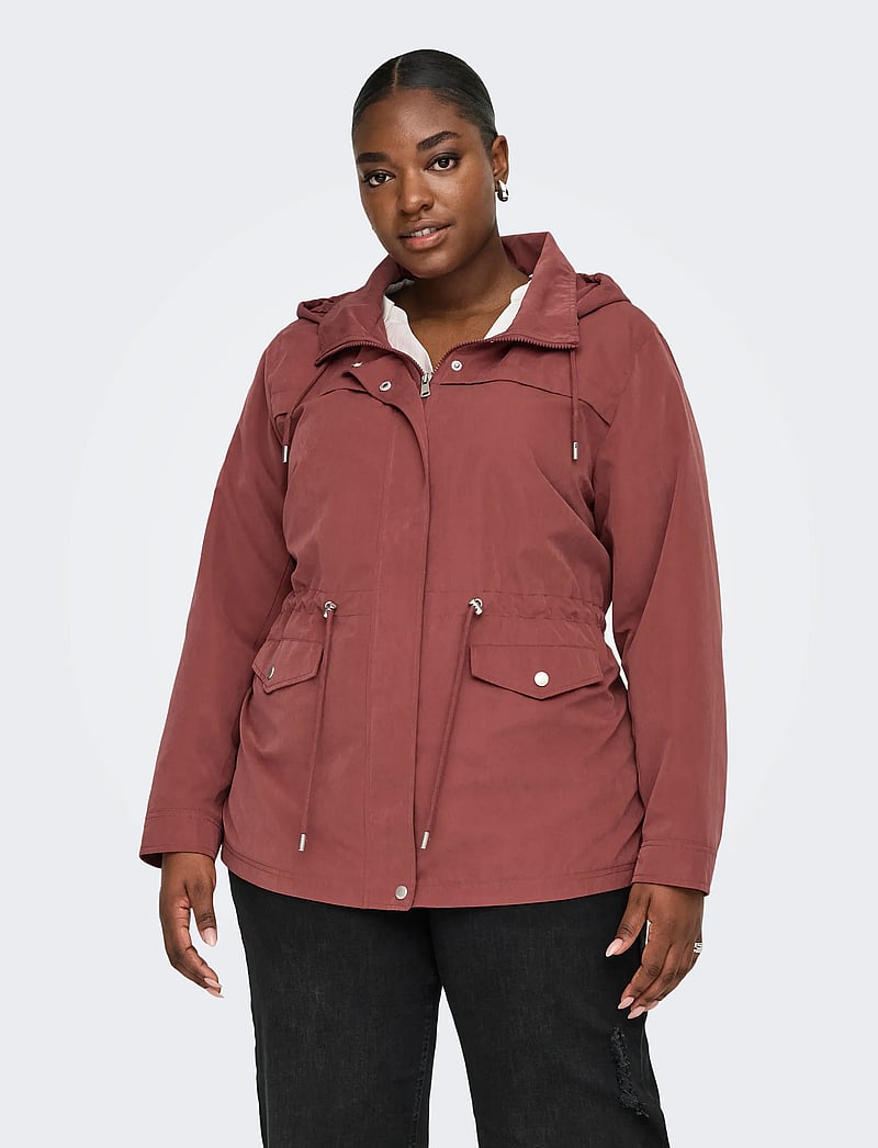 ONLY Carmakoma - CARNEWSTARLINE SPRING JACKET OTW - spiced apple - 0