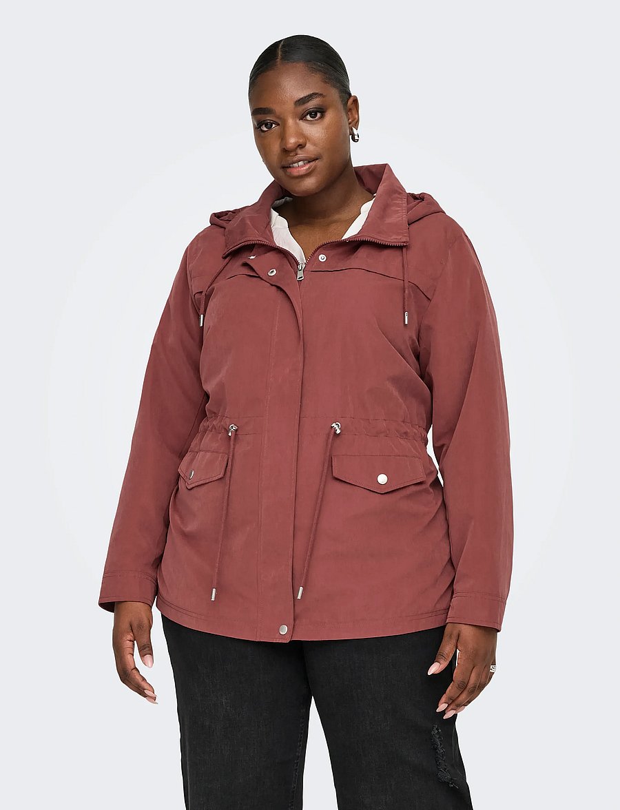 ONLY Carmakoma - CARNEWSTARLINE SPRING JACKET OTW - spiced apple - 0