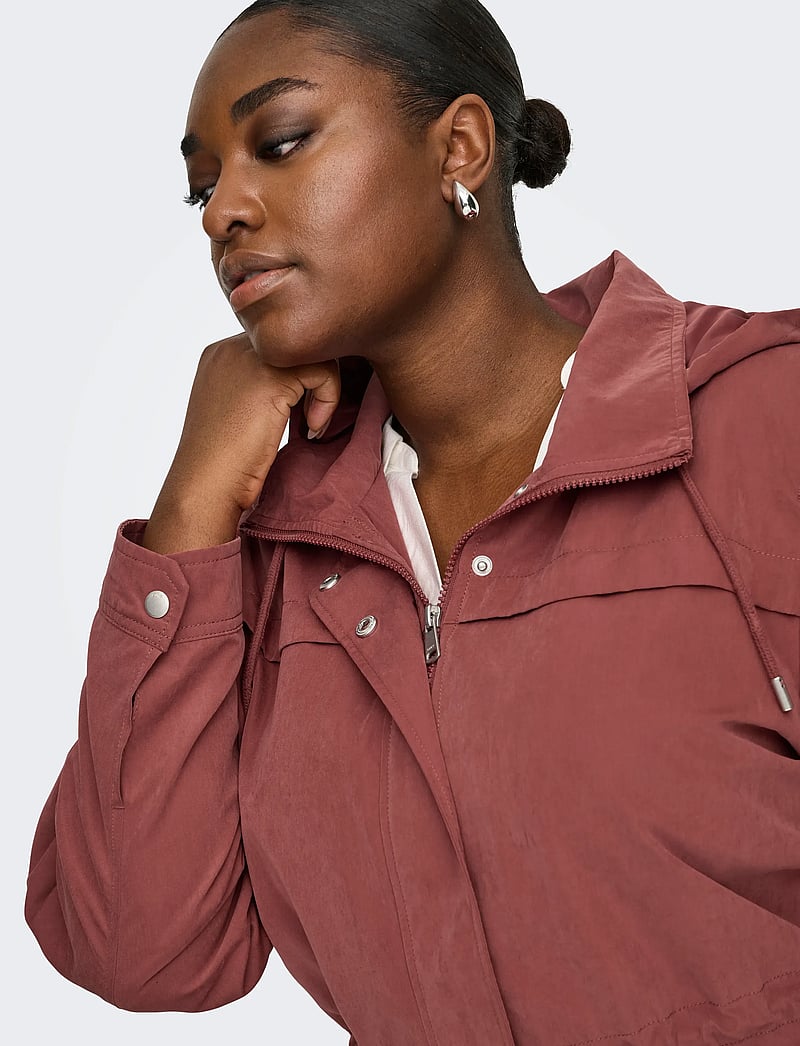 ONLY Carmakoma - CARNEWSTARLINE SPRING JACKET OTW - spiced apple - 4