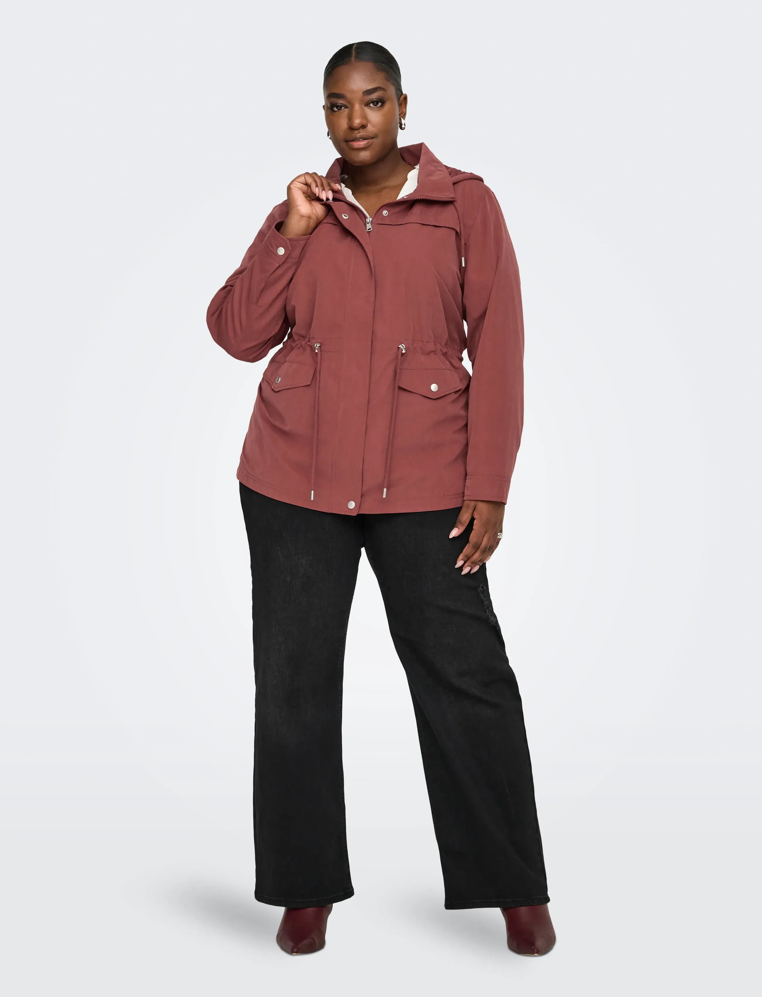 ONLY Carmakoma - CARNEWSTARLINE SPRING JACKET  OTW - spiced apple - 5
