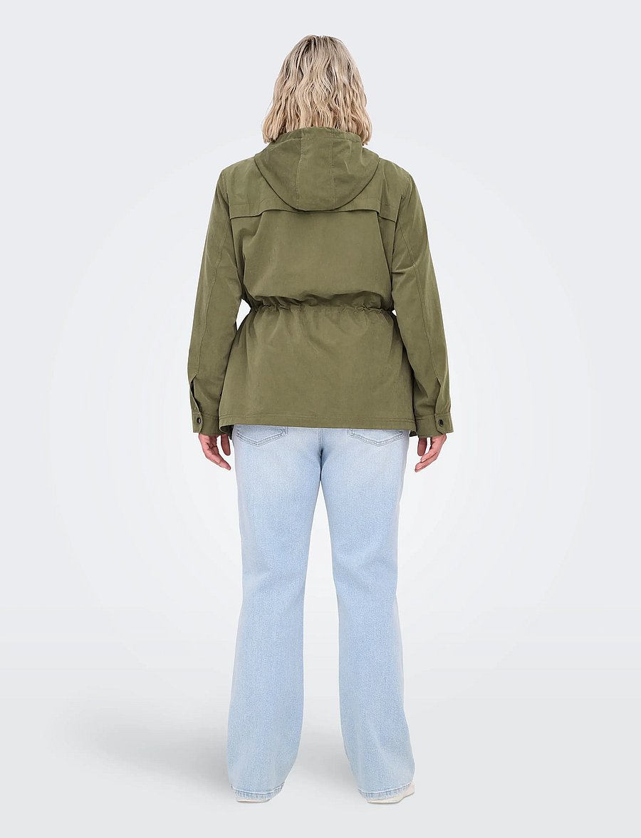 ONLY Carmakoma - CARNEWSTARLINE SPRING JACKET OTW - stone gray - 3