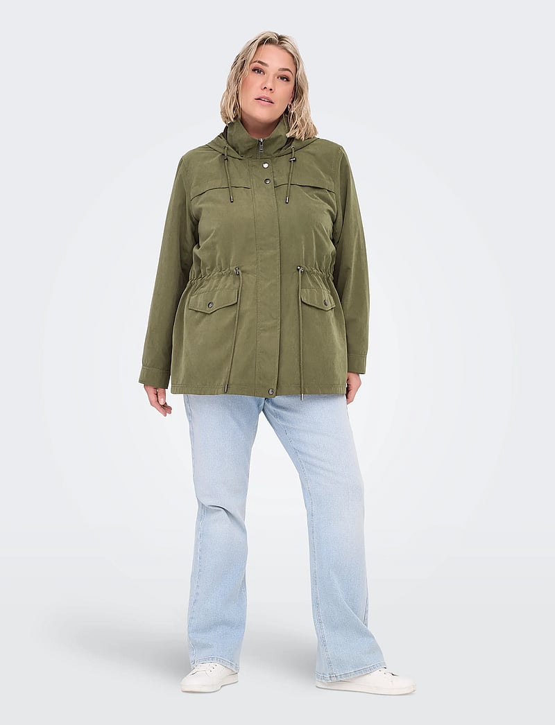 ONLY Carmakoma - CARNEWSTARLINE SPRING JACKET OTW - stone gray - 5