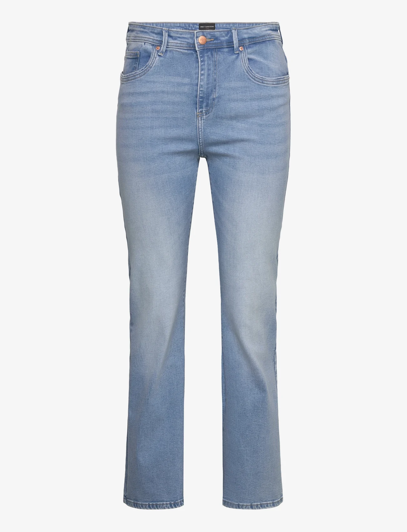 ONLY Carmakoma - CARSALLY HW SK FLARED DNM BJ759 NOOS - straight jeans - light medium blue denim - 0