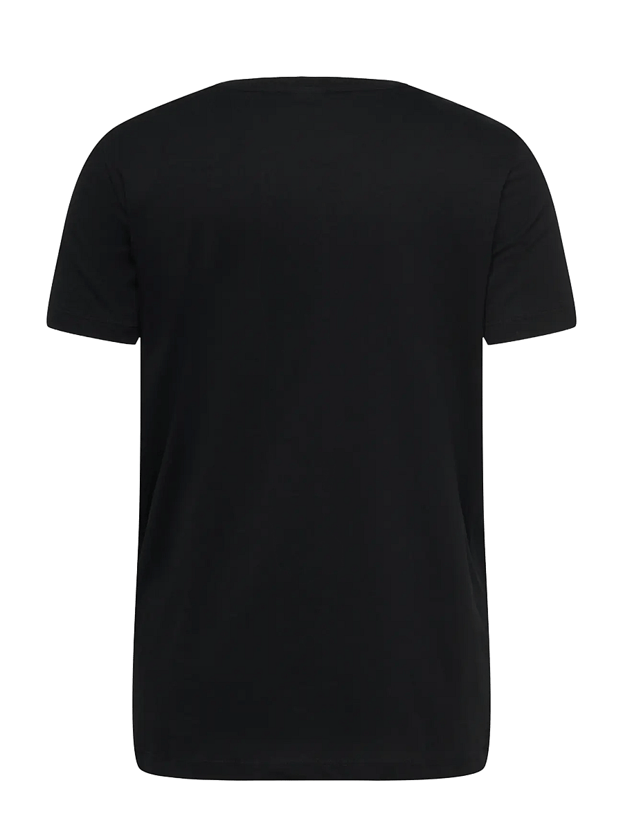 ONLY Carmakoma - CARXMAS YRSA O-NECK SS REG TEE JRS - t-shirts - black - 1
