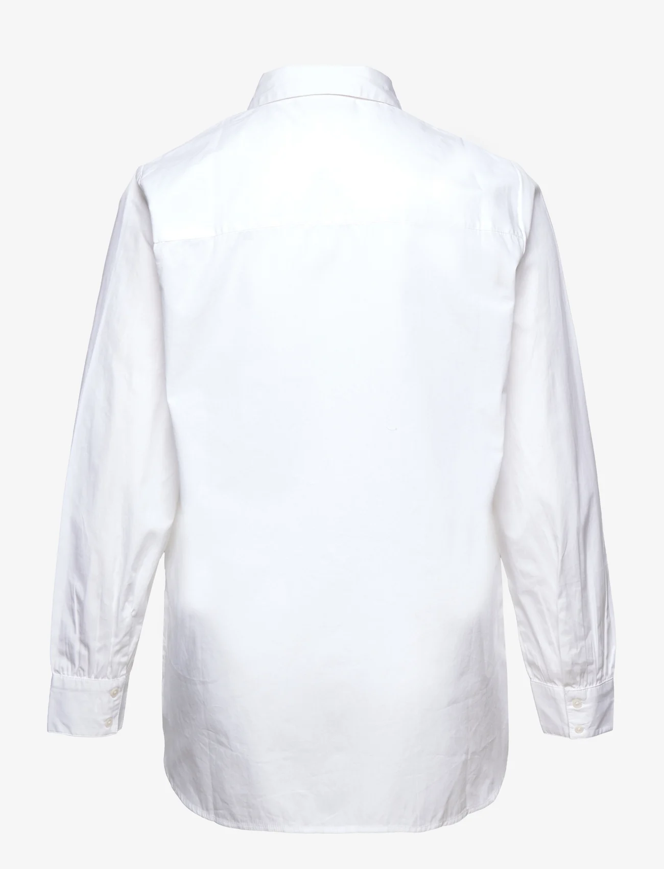 ONLY Carmakoma - CARNORA NEW  L/S SHIRT WVN - langärmlige hemden - bright white - 1