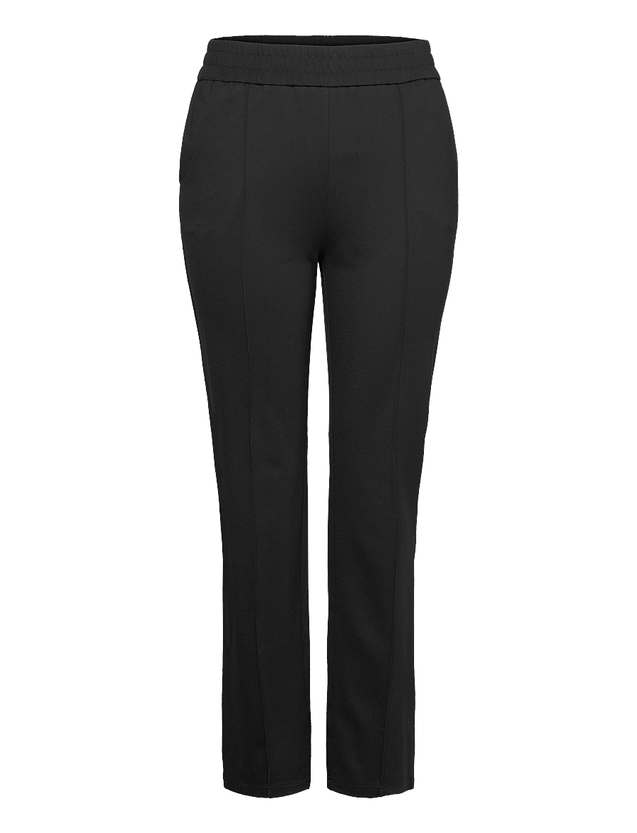 ONLY Carmakoma - CARGOLDTRASH-SUKI LIFE MW WIDE PANT JRS - hose mit geradem bein - black - 1