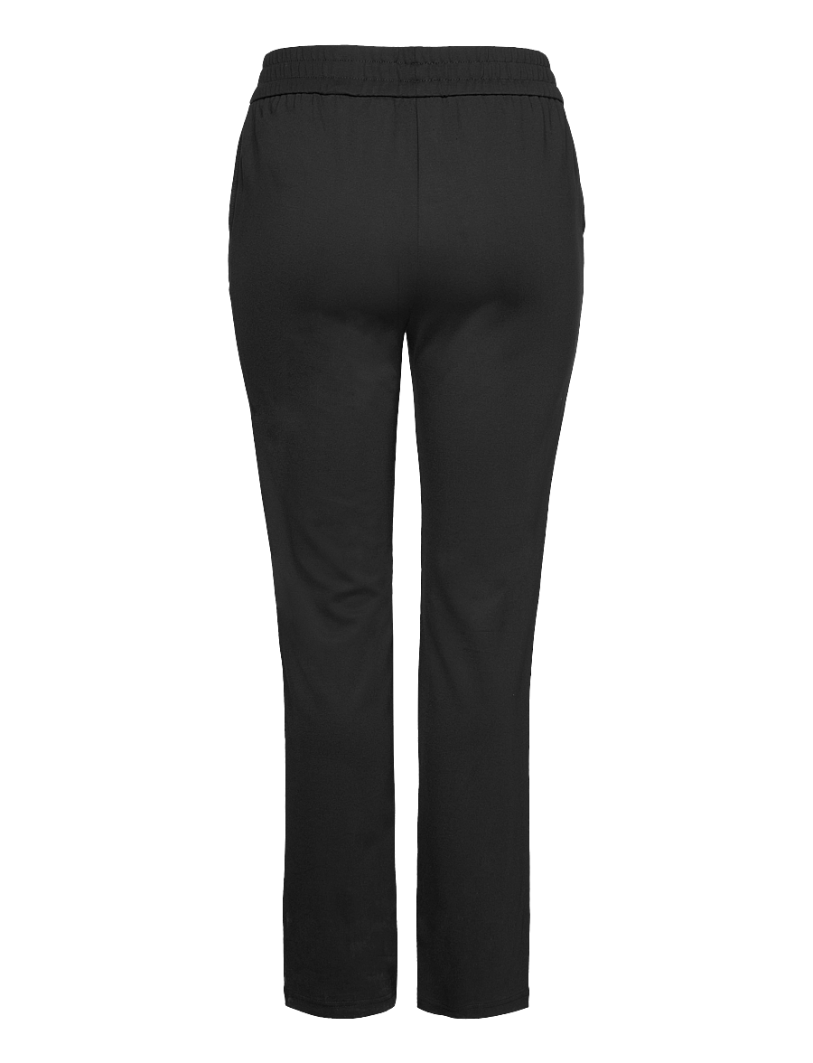 ONLY Carmakoma - CARGOLDTRASH-SUKI LIFE MW WIDE PANT JRS - hose mit geradem bein - black - 2