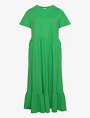 ONLY Carmakoma - CARMAY S/S O-NECK PEPLUM DRESS JRS - kelly green - 0
