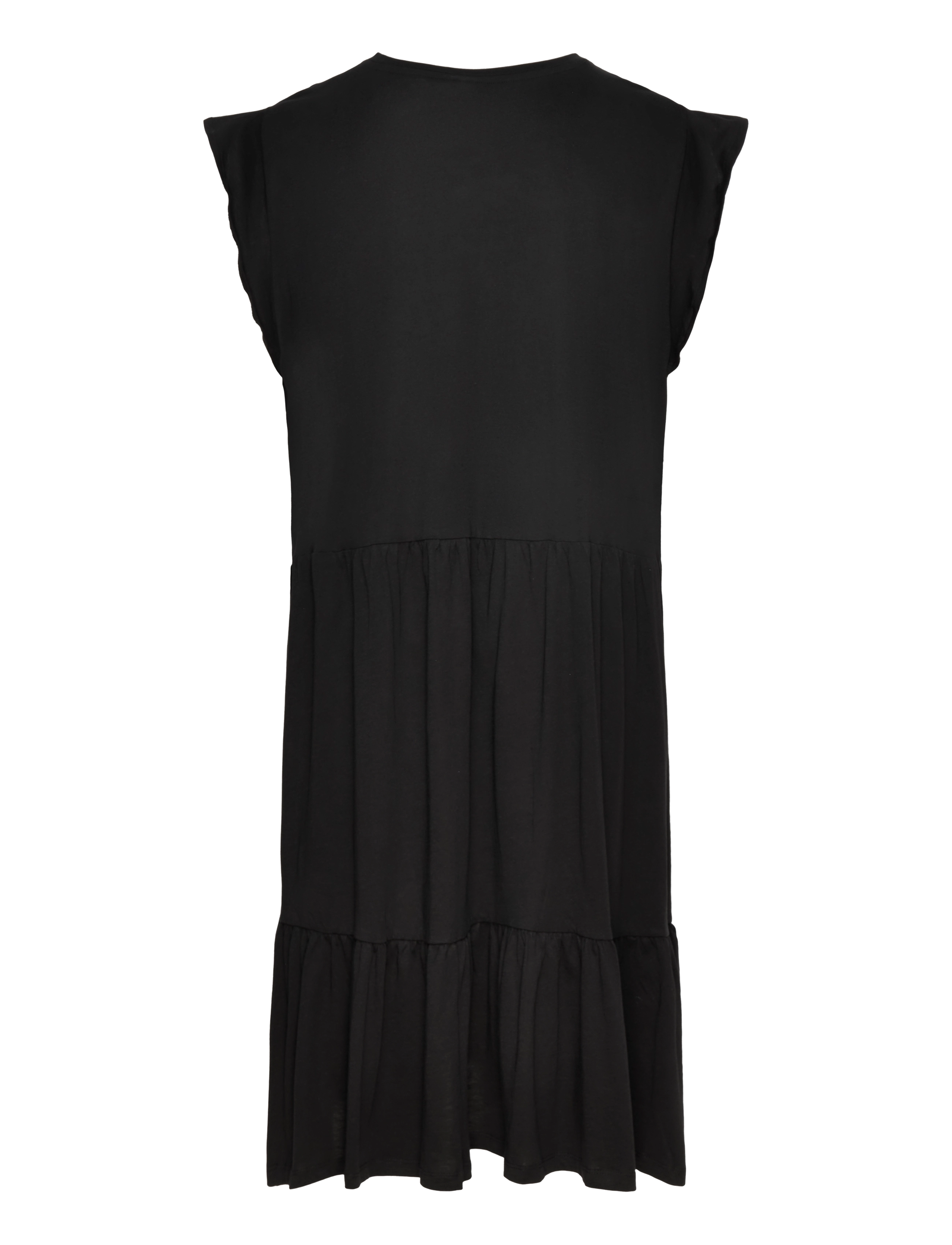 ONLY Carmakoma - CARMAY CAP SL FRILL DRESS JRS NOOS - robes d'été - black - 1