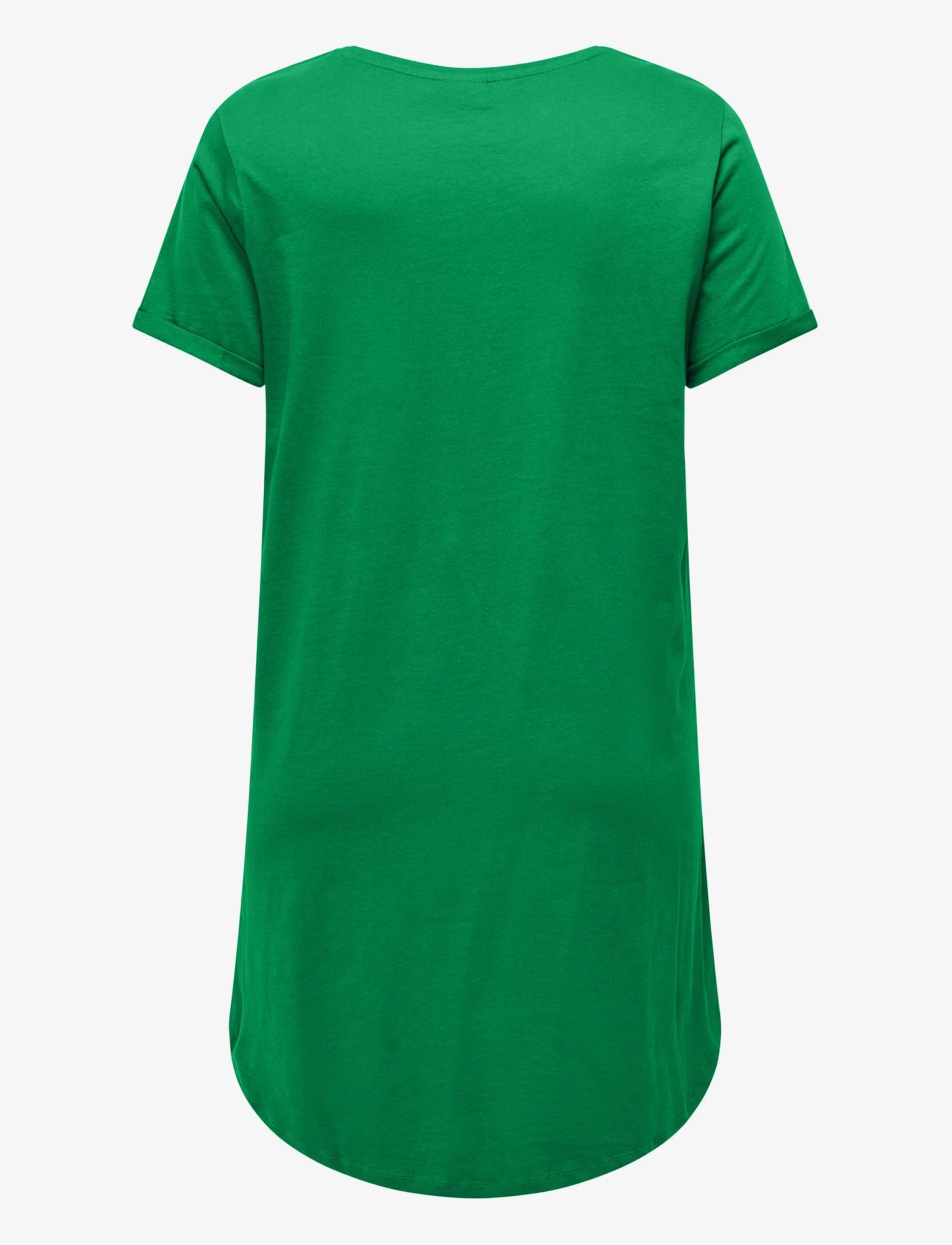 ONLY Carmakoma - CARMAY LIFE S/S DRESS JRS - green bee - 1