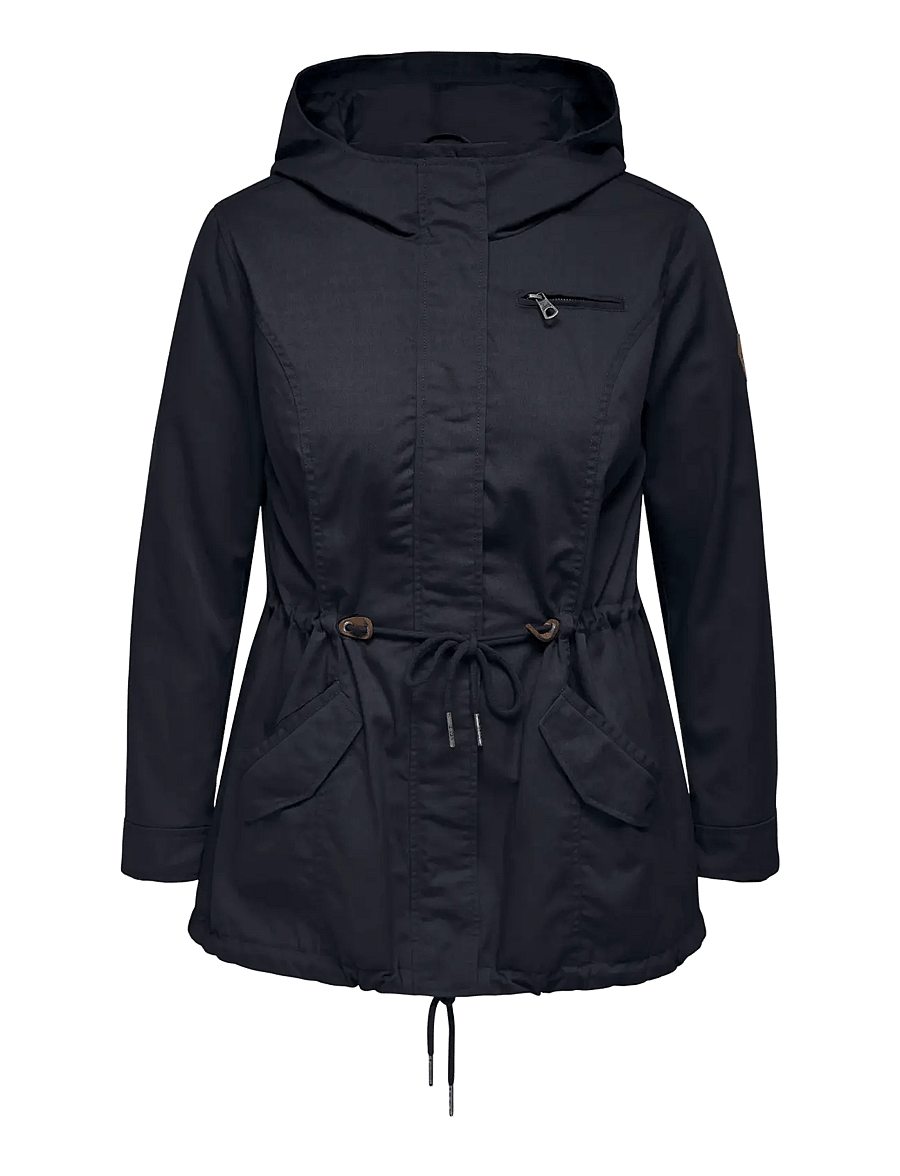 ONLY Carmakoma - CARLORCA CANVAS PARKA OTW - parkad - blue graphite - 1
