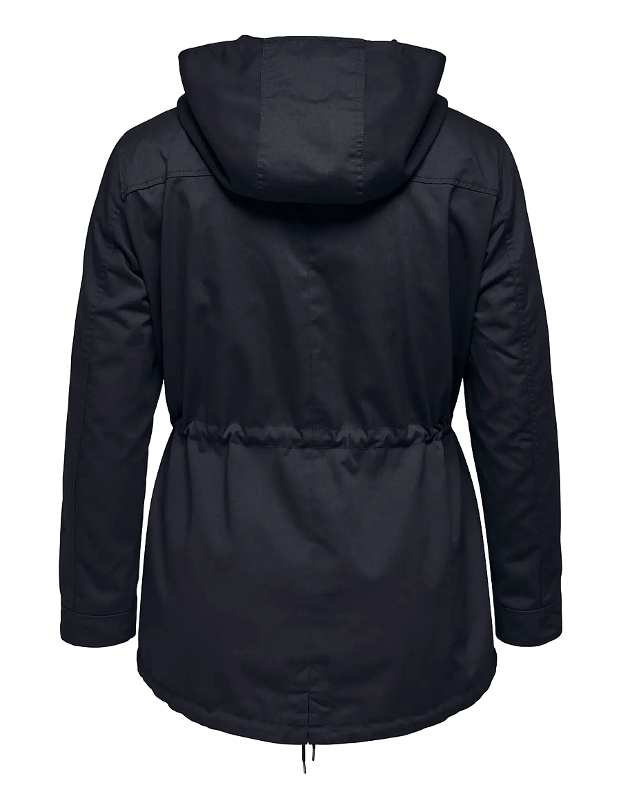ONLY Carmakoma - CARLORCA CANVAS PARKA OTW - parkad - blue graphite - 2