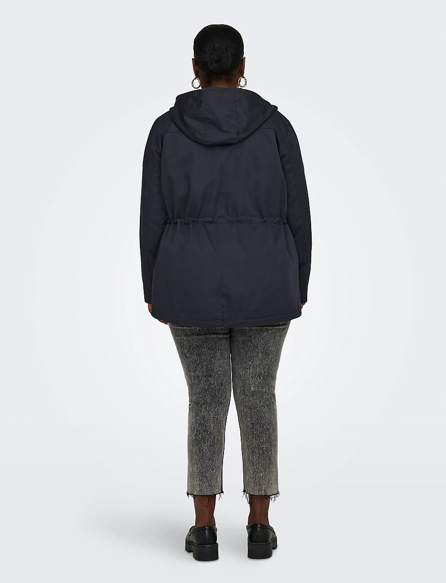 ONLY Carmakoma - CARLORCA CANVAS PARKA OTW - parkad - blue graphite - 3