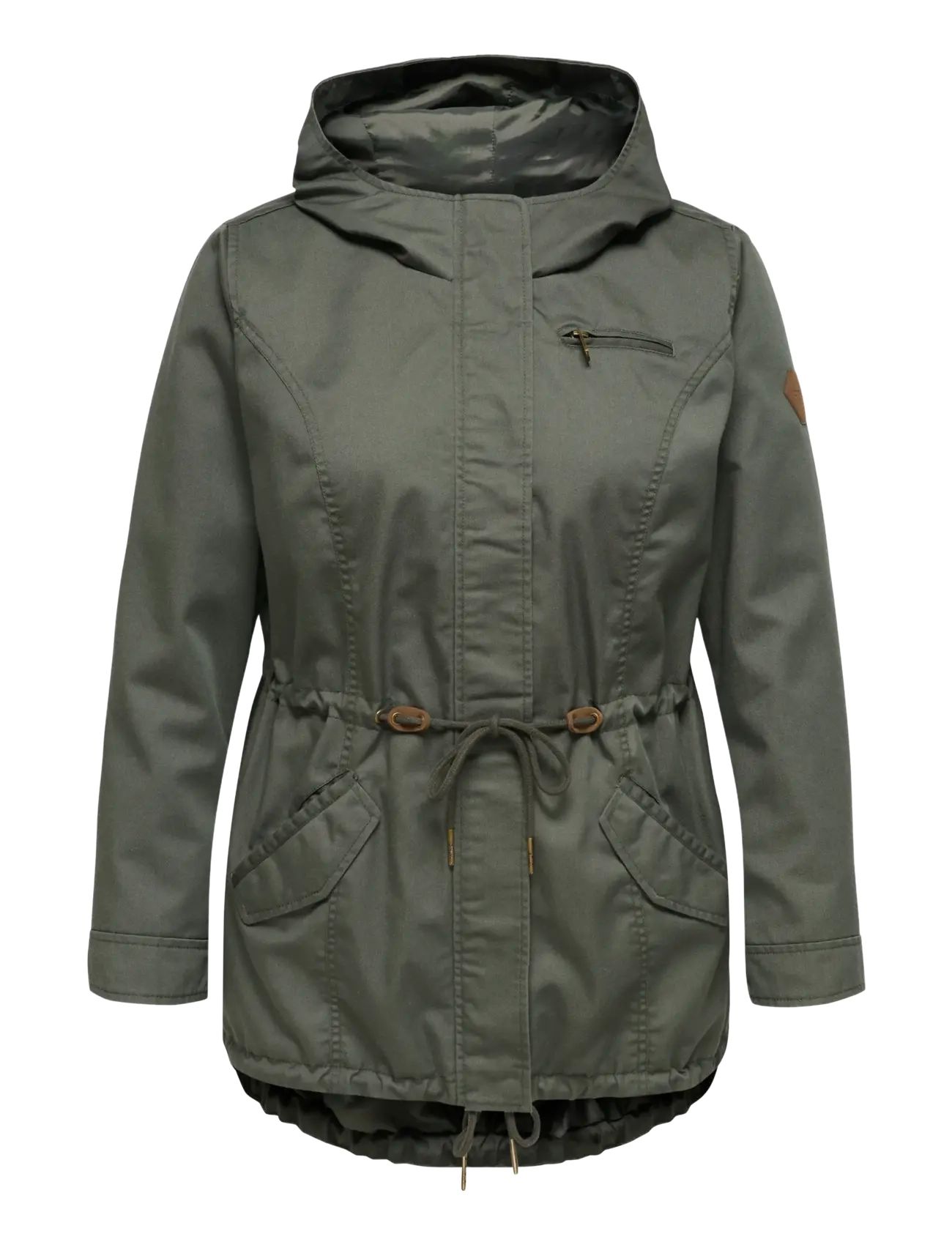 ONLY Carmakoma CARLORCA CANVAS PARKA OTW - Jakid ja mantlid - KAMBABA / green