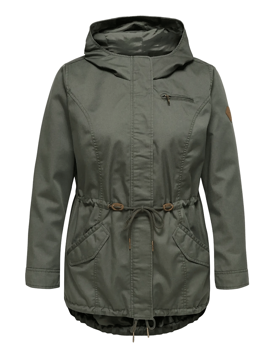 ONLY Carmakoma - CARLORCA CANVAS PARKA OTW - parkas - kambaba - 1