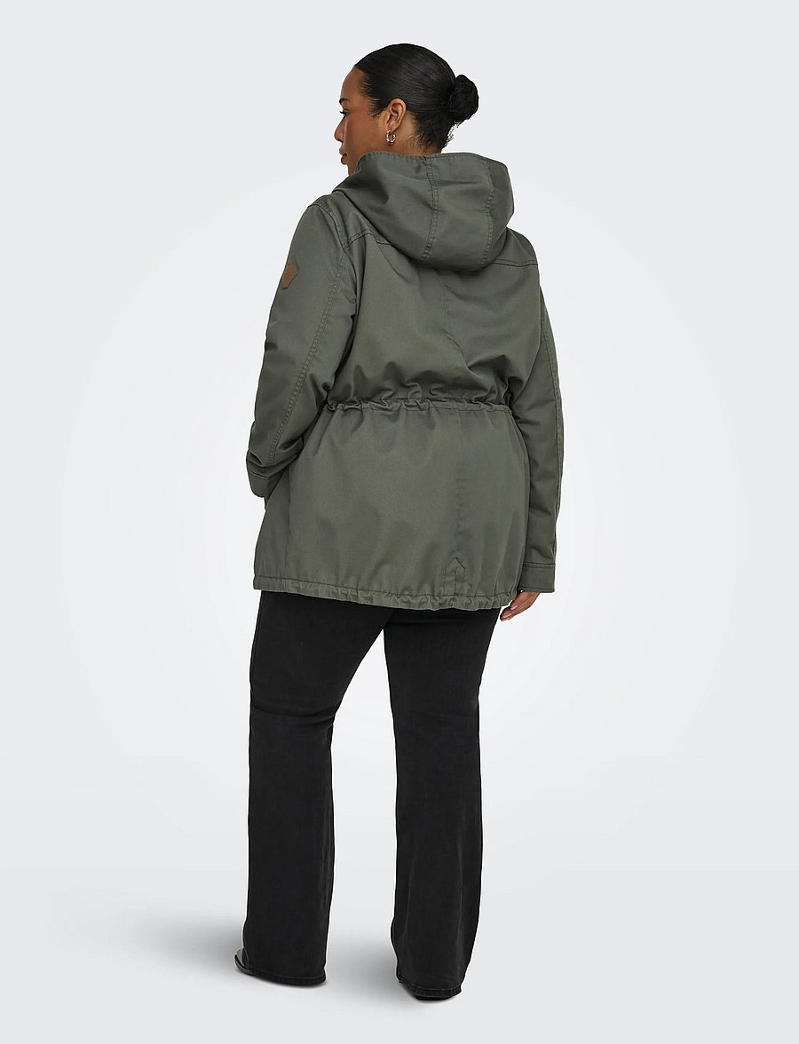ONLY Carmakoma - CARLORCA CANVAS PARKA OTW - parkas - kambaba - 3