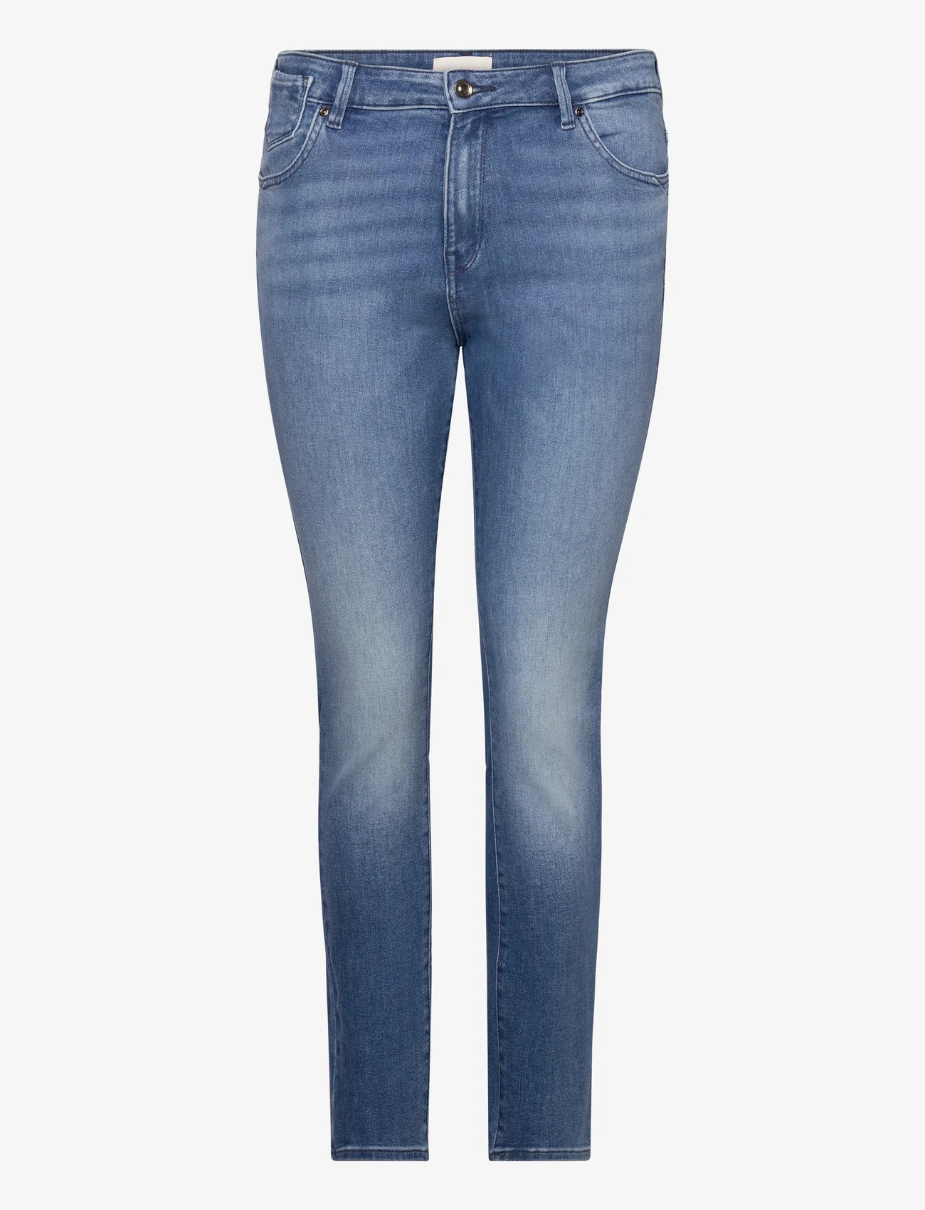 ONLY Carmakoma - CARMAYA HW SK CUT COIN DNM GEN429 - slim jeans - medium blue denim - 0