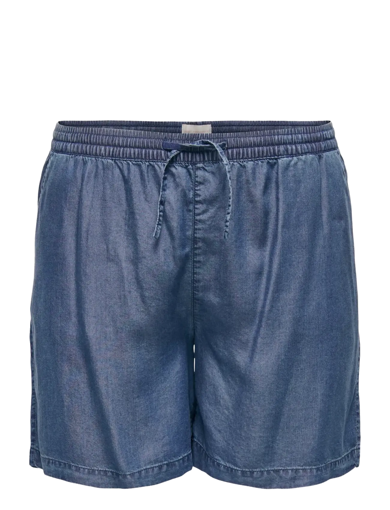 ONLY Carmakoma CARPEMA LIFE LYOCELL DNM SHORTS YOK - Shorts - DARK BLUE DENIM / blue