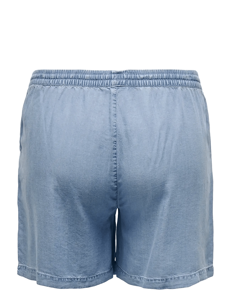 ONLY Carmakoma - CARPEMA LIFE LYOCELL DNM SHORTS YOK - freizeitshorts - medium blue denim - 2
