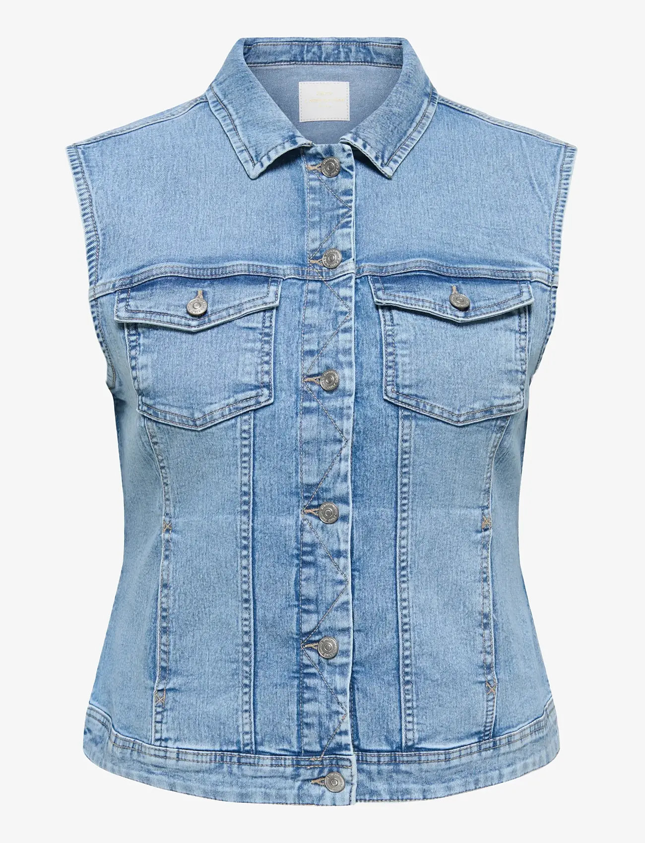 ONLY Carmakoma - CARWESPA WEST DNM  PIM619 NOOS - denim vests - light blue denim - 1