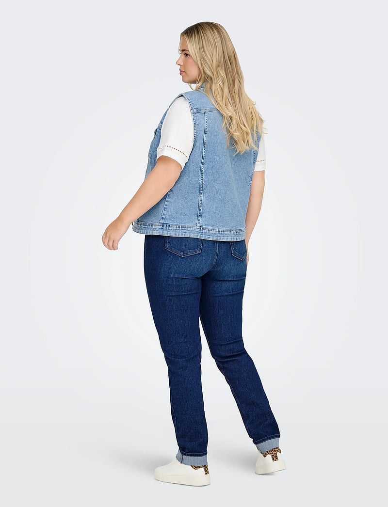 ONLY Carmakoma - CARWESPA WEST DNM PIM619 NOOS - denim-westen - light blue denim - 3