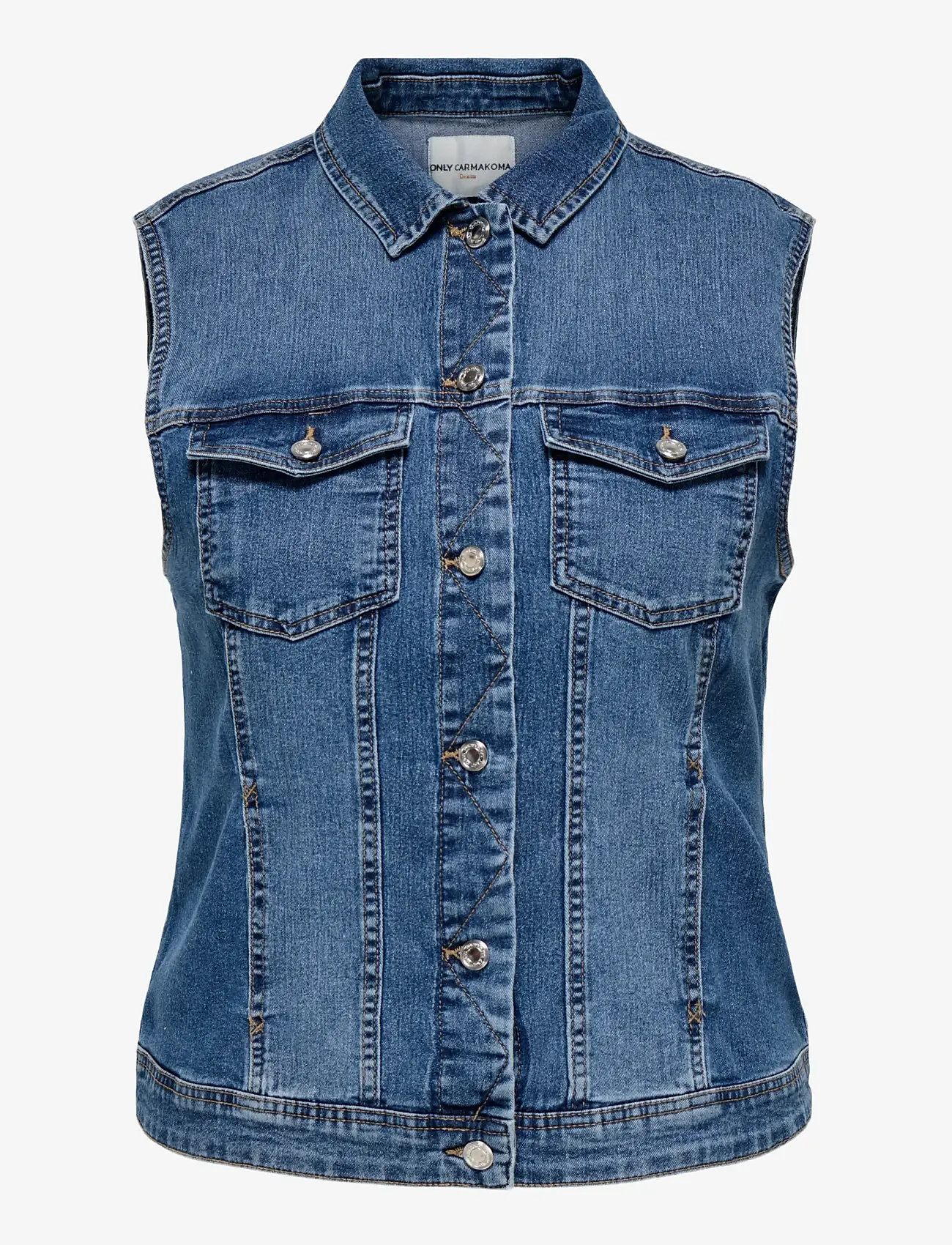 ONLY Carmakoma - CARWESPA WEST DNM  PIM619 NOOS - denimveste - medium blue denim - 1